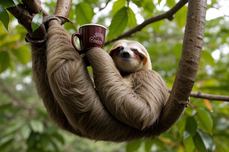 coffee sloth
