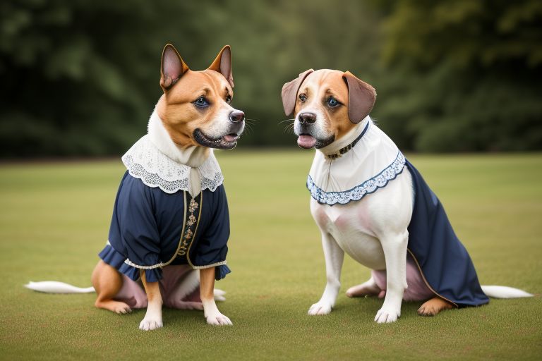 dogs dressing up