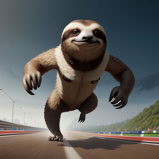 olympic racing sloth