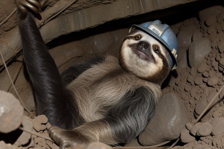 sloth coal mining