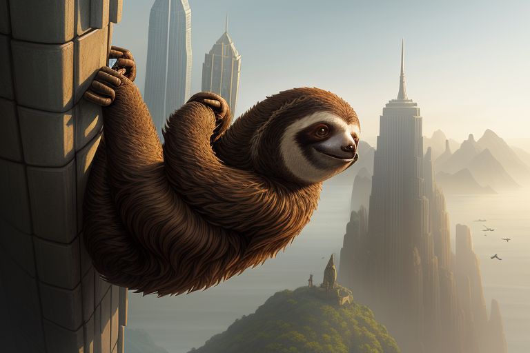 sloth in the city 