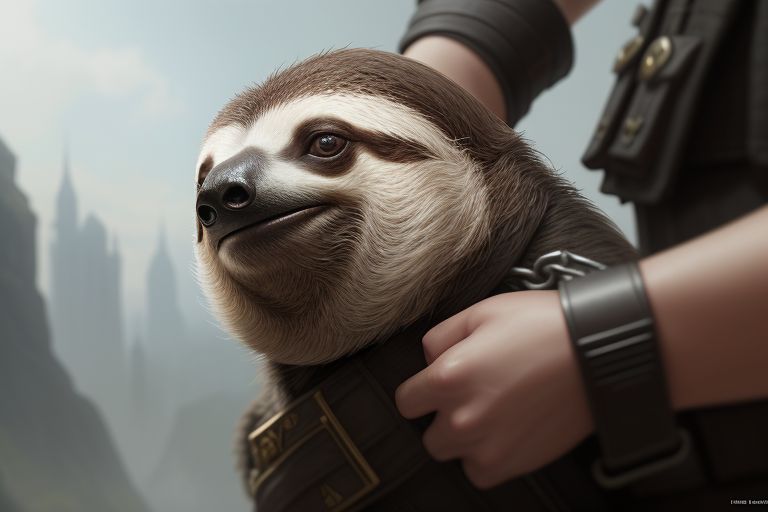 sloth under arrest