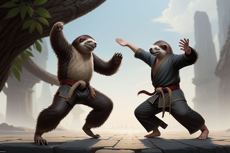 Sloth kung fu