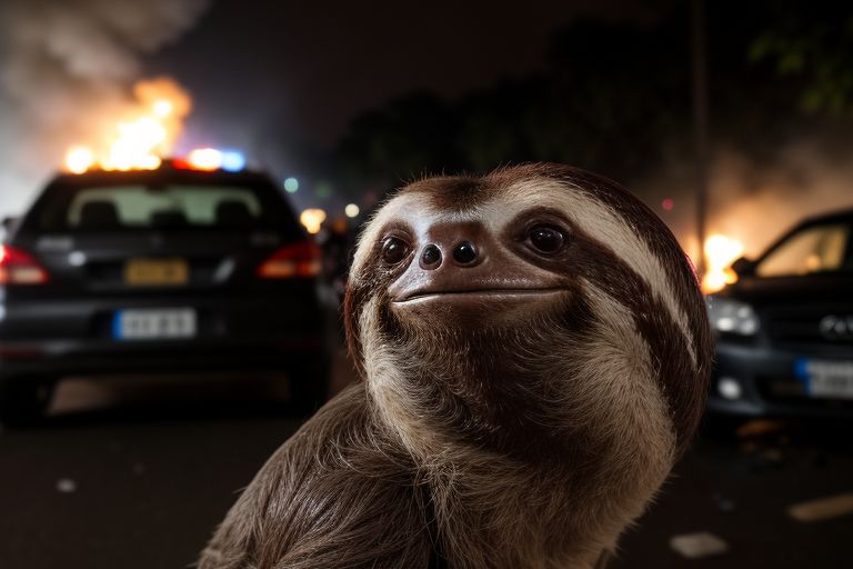 sloths rioting